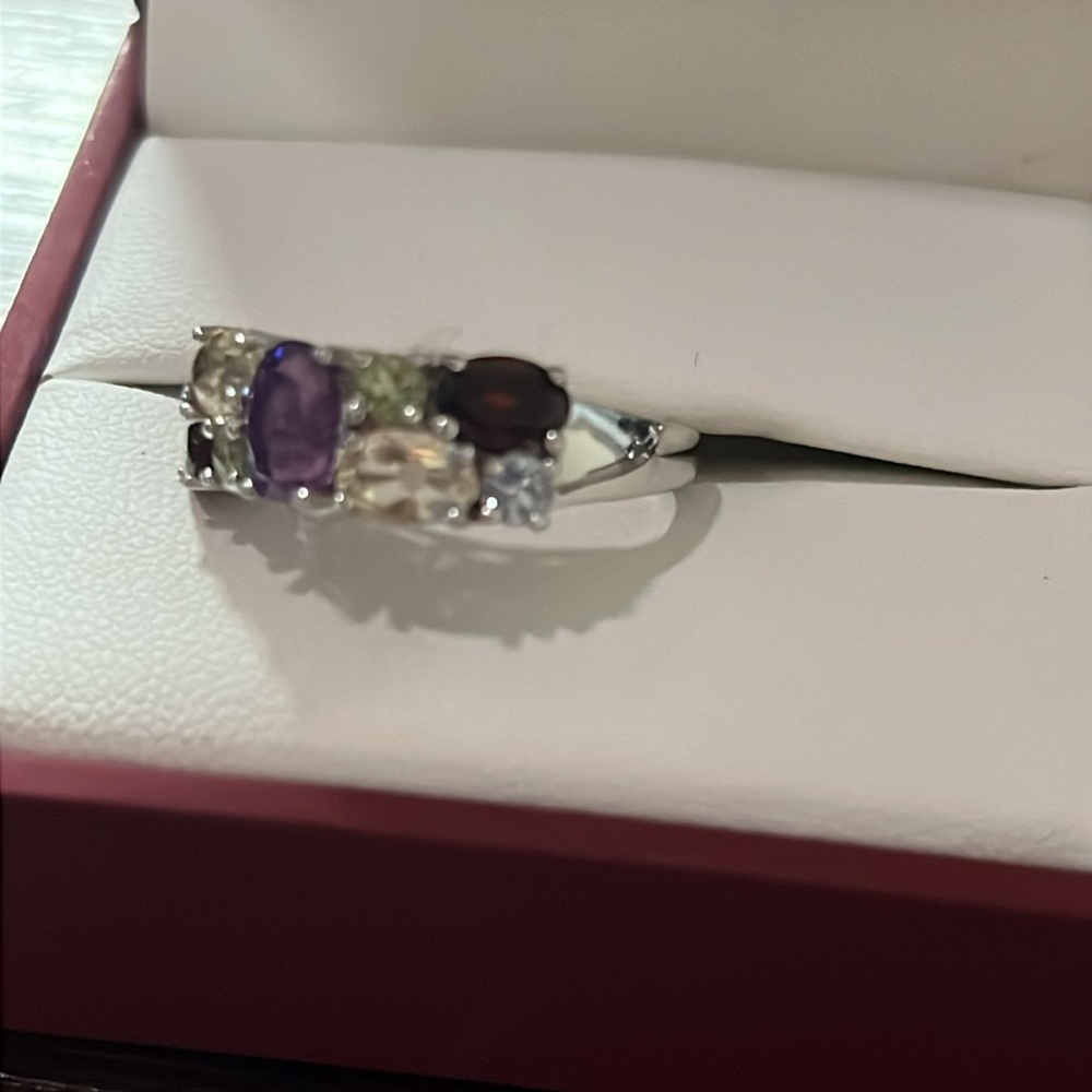 925 Multi Stone Ring - image 3